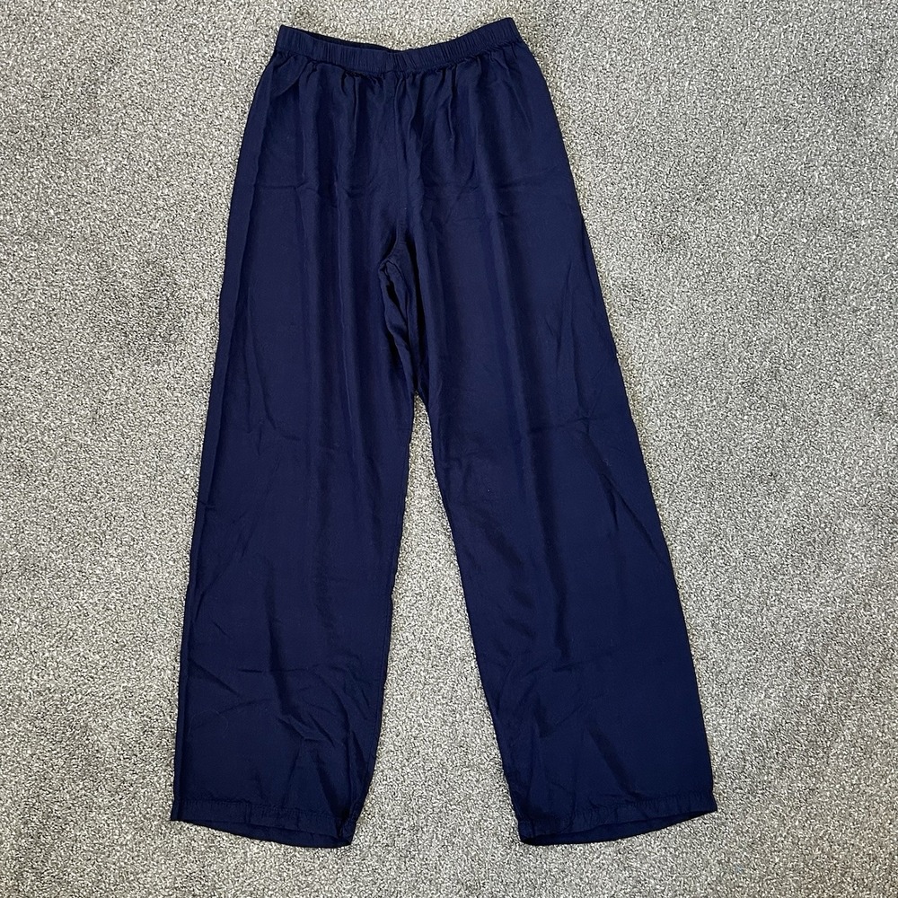 Brandy Melville Flowy Pants Women's One Size Navy Blue 100% Viscose Lightweight